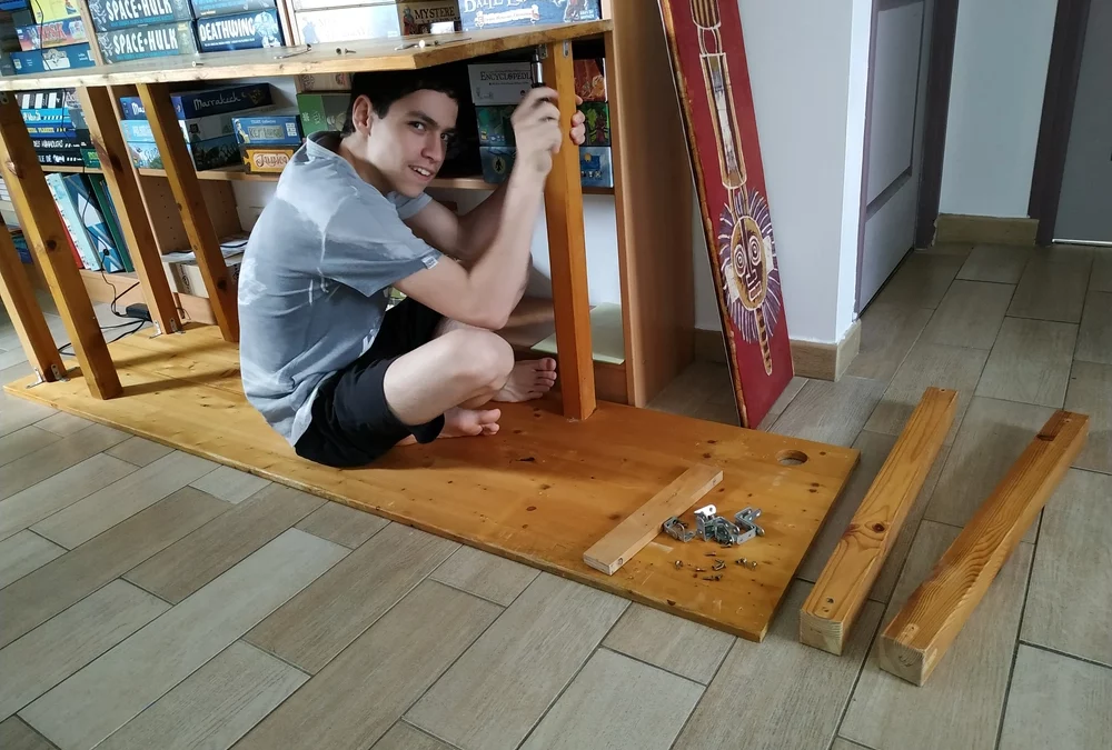 Démontage de vieux bureaux